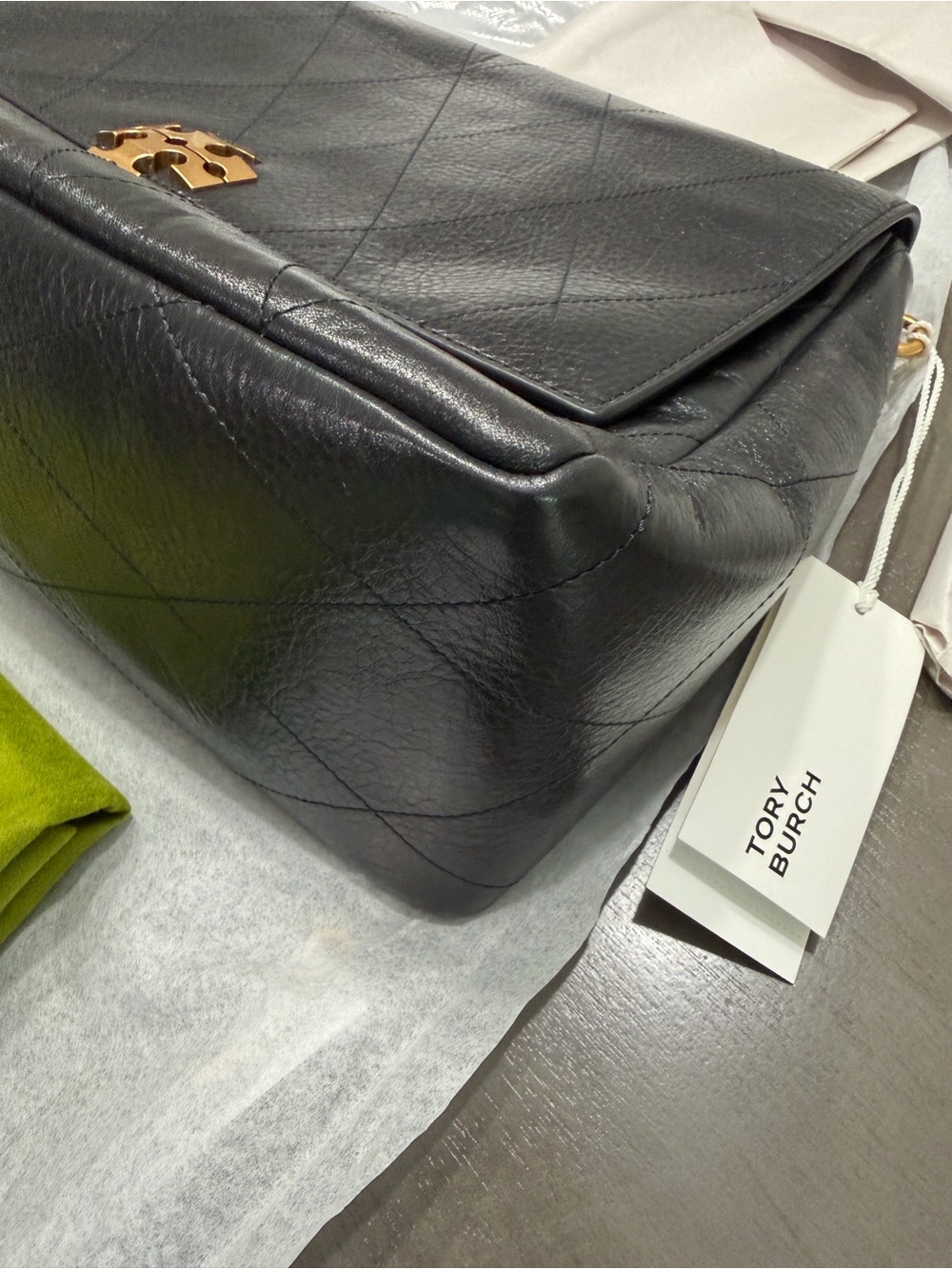 NWT Tory Burch Large Charlie quilted shoulder bag - Picture 9 of 14